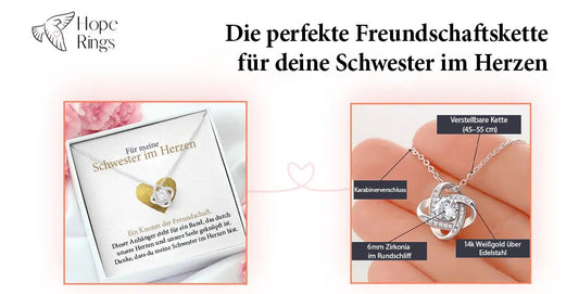 Einzigartige Freundschaftskette für deine „unbiologische“ Schwester auswählen