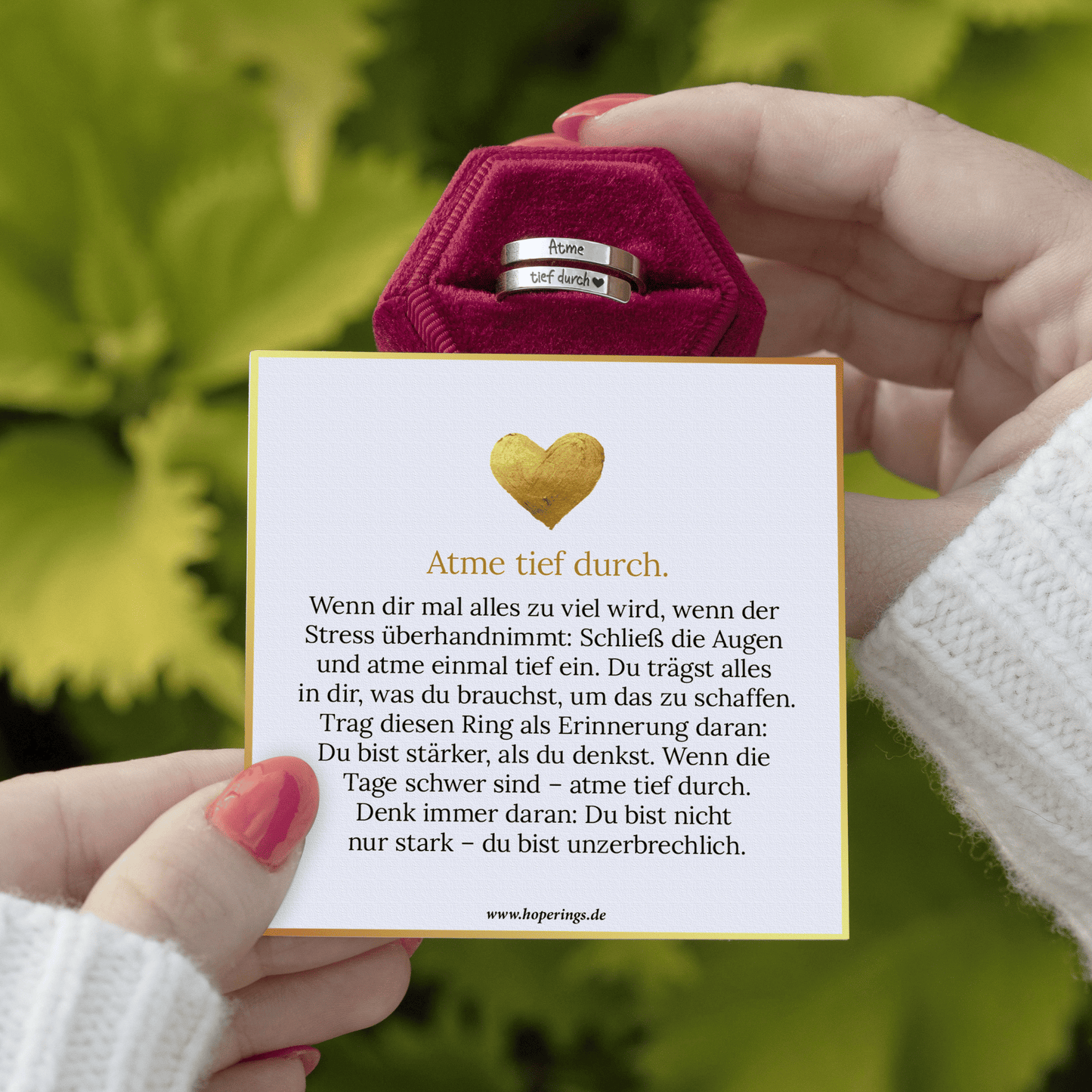 Ring „Tief durchatmen“