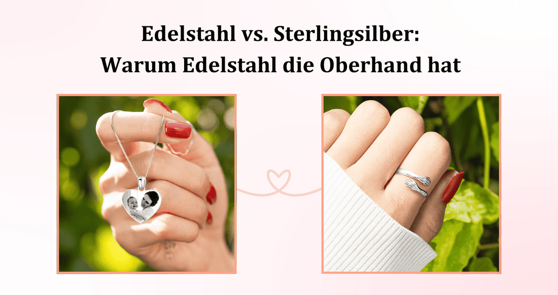 Edelstahl vs. Sterlingsilber: Warum Edelstahl die Oberhand hat