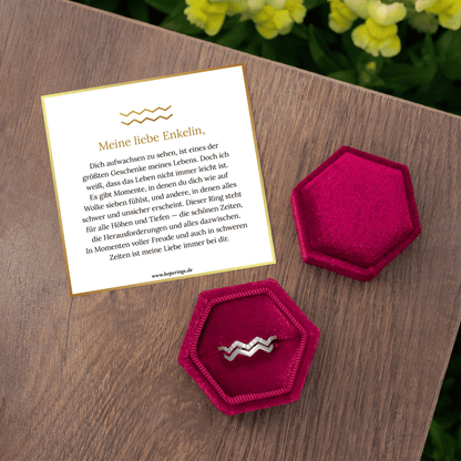 Ring „Höhen und Tiefen“ – für meine Enkelin