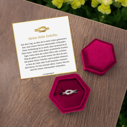 Ring „Unzertrennlich“ – für meine Enkelin