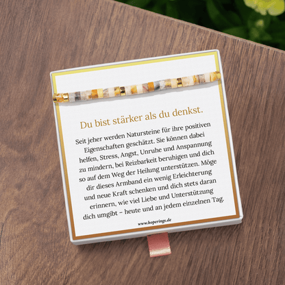 Armband „Du bist stärker als du denkst.“